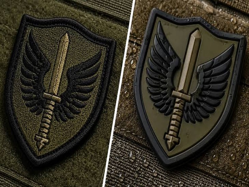 pvc vs embroidered